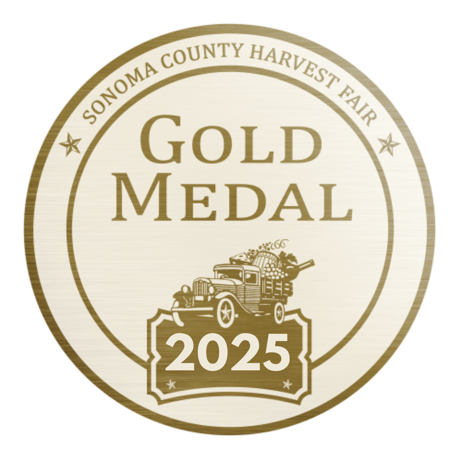 2025 Sonoma County Harvest Fair Gold Medal